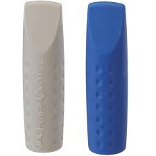 GOMMA A MANICOTTO 2PZ FABER CASTELL GRIP 2001 COL.ASS.