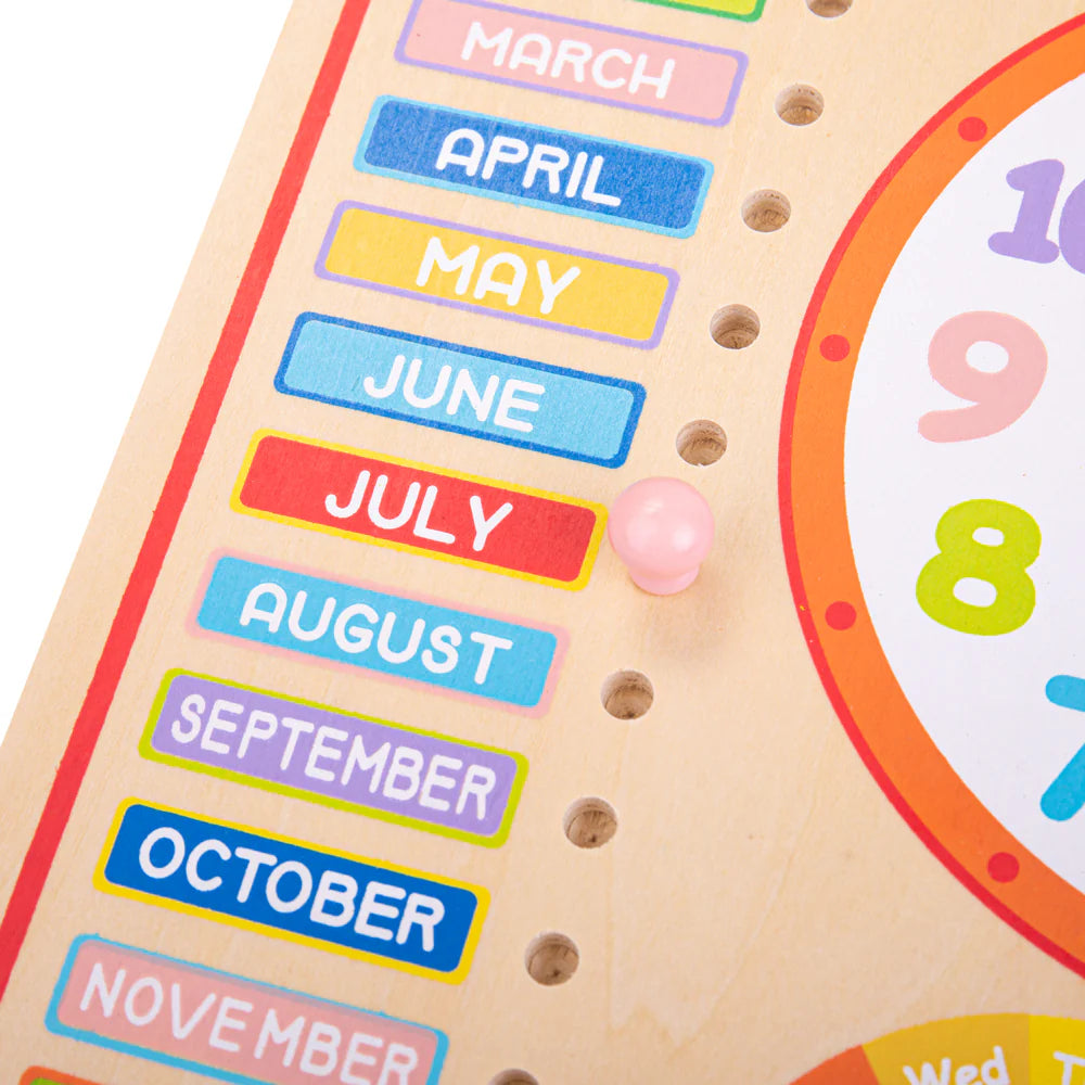 Impara L' Inglese Calendario E Orologio