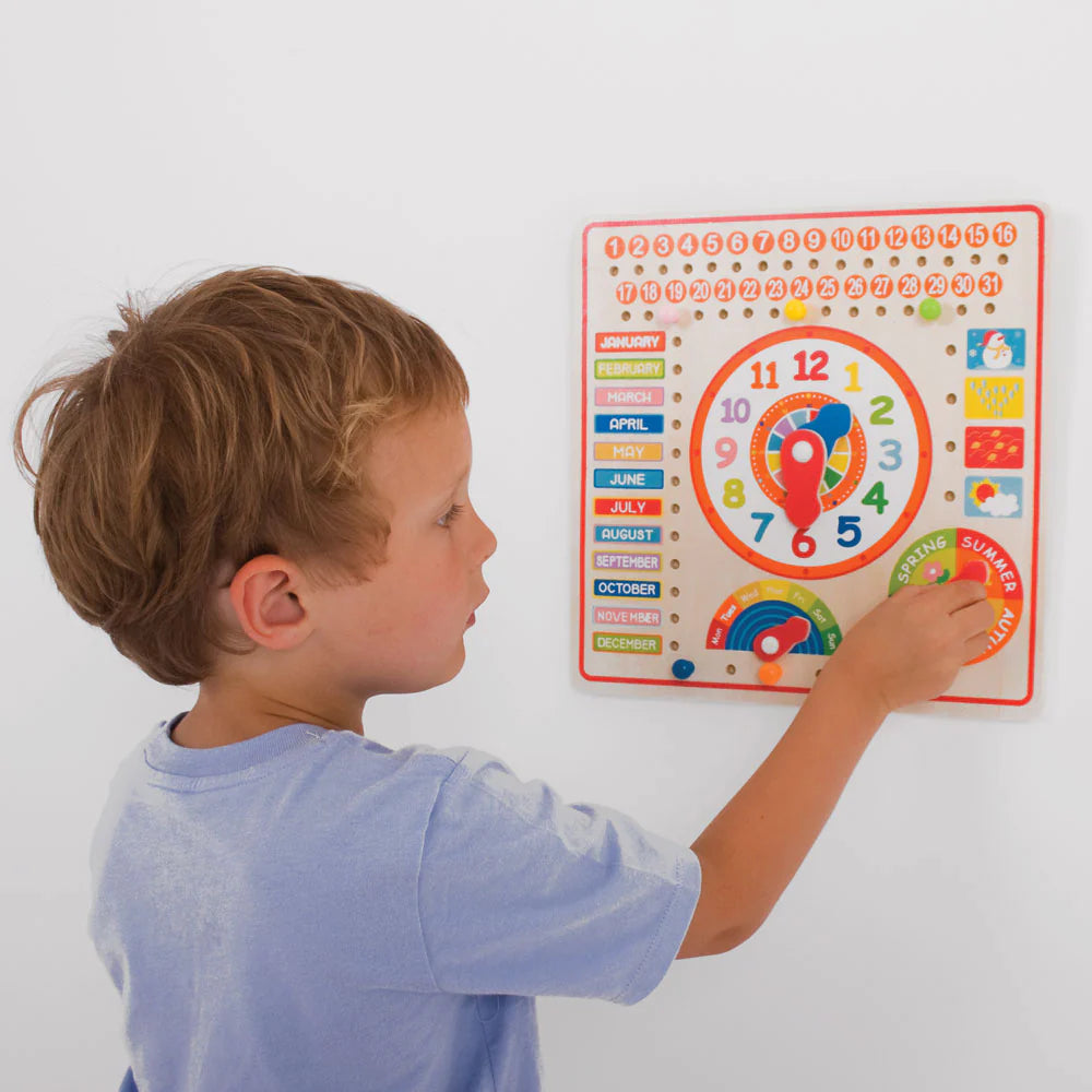 Impara L' Inglese Calendario E Orologio
