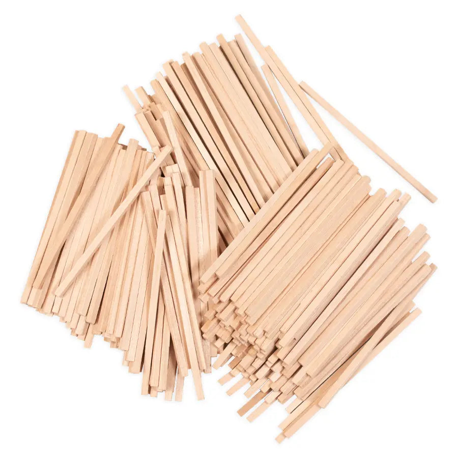 BASTONCINI LEGNO MM. 86X3X3 - SET PZ. 650
