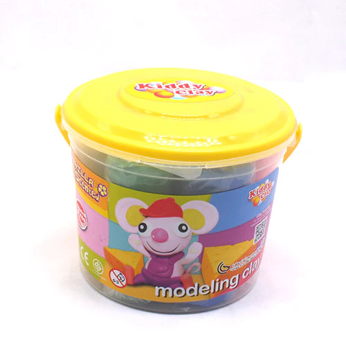 KIDDY CLAY - PLASTILINA GR.500 - 7 COLORI + ACCESS