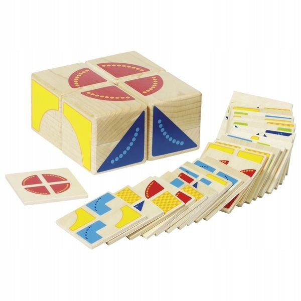 Cubo Delle Combinazioni In Legno - 30 Pezzi