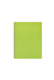 QUADERNO C/SPIRALE A4 ECOQUA QUADRETT. 0.5MM LIME