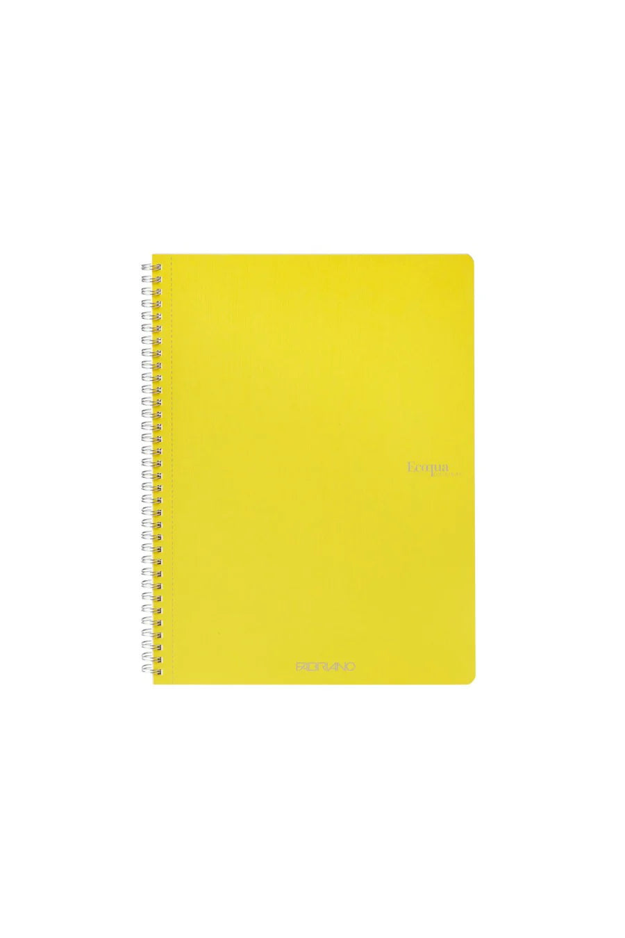 QUADERNO C/SPIRALE A4 ECOQUA QUADRETT. 0.5MM LIMONE