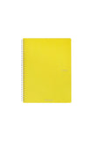 QUADERNO C/SPIRALE A4 ECOQUA QUADRETT. 0.5MM LIMONE