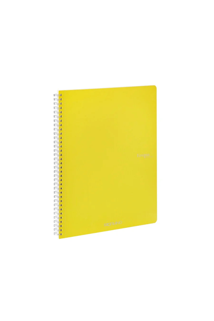 QUADERNO C/SPIRALE A4 ECOQUA QUADRETT. 0.5MM LIMONE