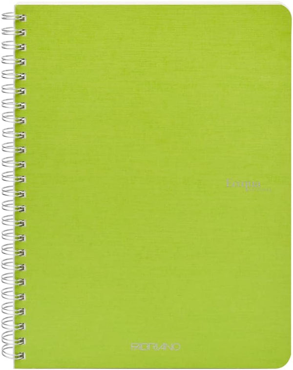 QUADERNO C/SPIRALE ECOQUA A5 1RIG CARTONATO LIME