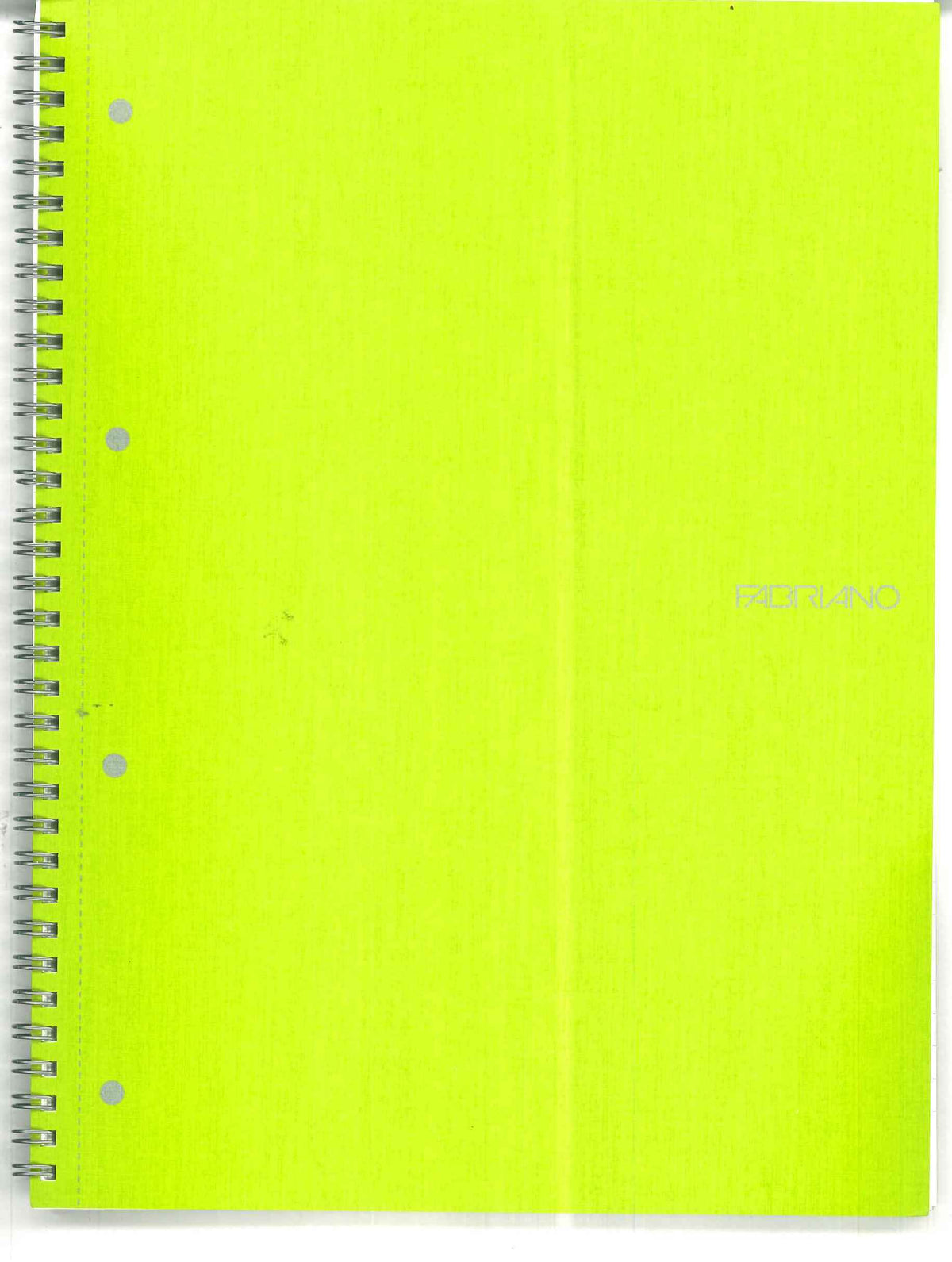 QUADERNO ECOQUA FABRIANO SP.1R.COPERTINA LIME