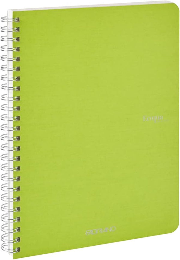 QUADERNO C/SPIRALE ECOQUA A5 1RIG CARTONATO LIME