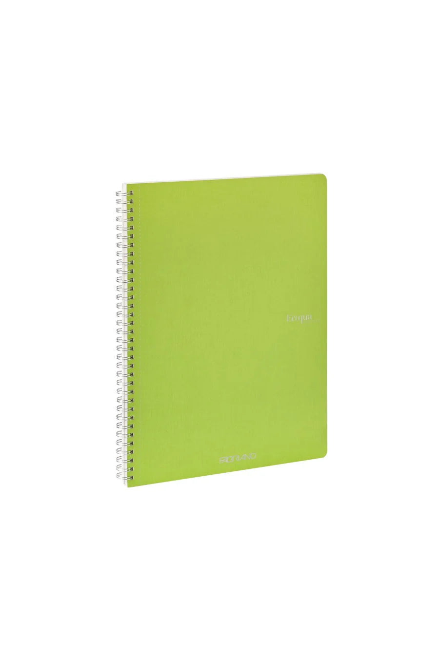 QUADERNO C/SPIRALE A4 ECOQUA QUADRETT. 0.5MM LIME