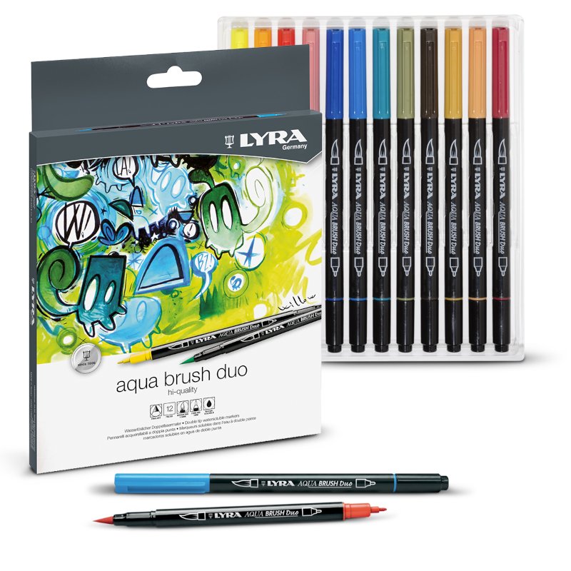 PENNARELLI LYRA AQUA BRUSH DUO / 12