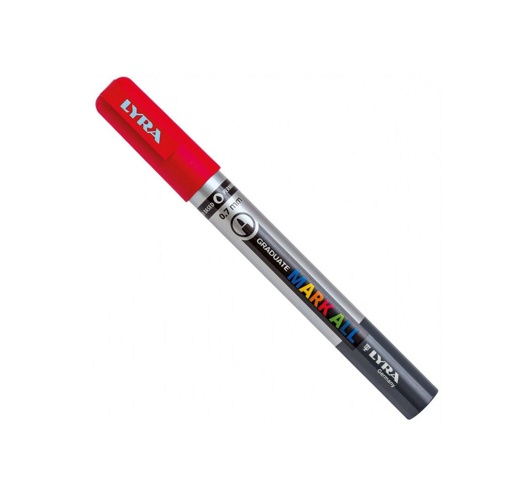 PENN/ACRILICO P.FINE MM.0,7 MARK ALL ROSSO