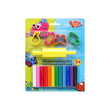 KIDDY CLAY - PLASTILINA GR.200 + ACCESSORI - BLIST