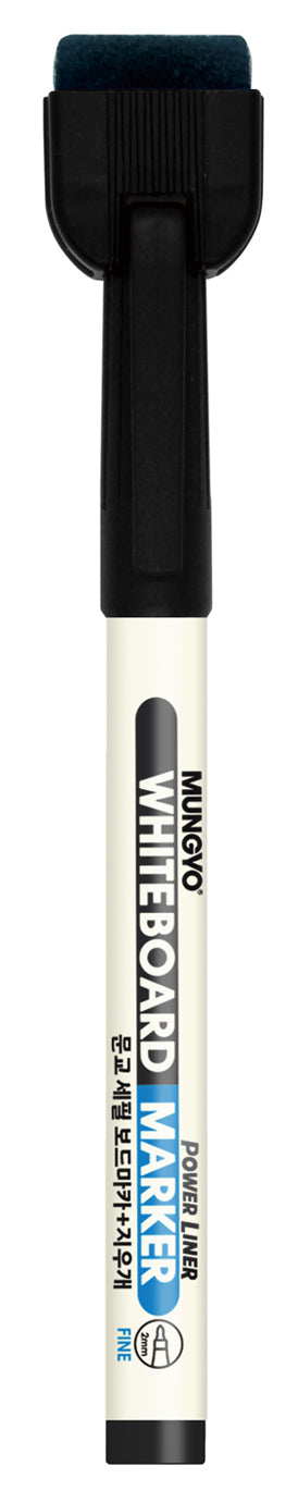 MARKER  LAVAGNA CON MAGNETE+CANCELLINO SET 12 PEZZ Immagine secondaria del prodotto