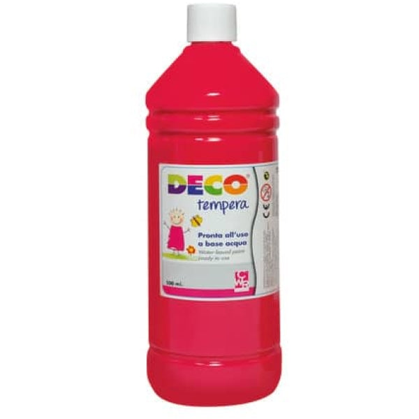 TEMPERA FLACONE ML.500  - SET 6 PZ. - COL. ASS.
