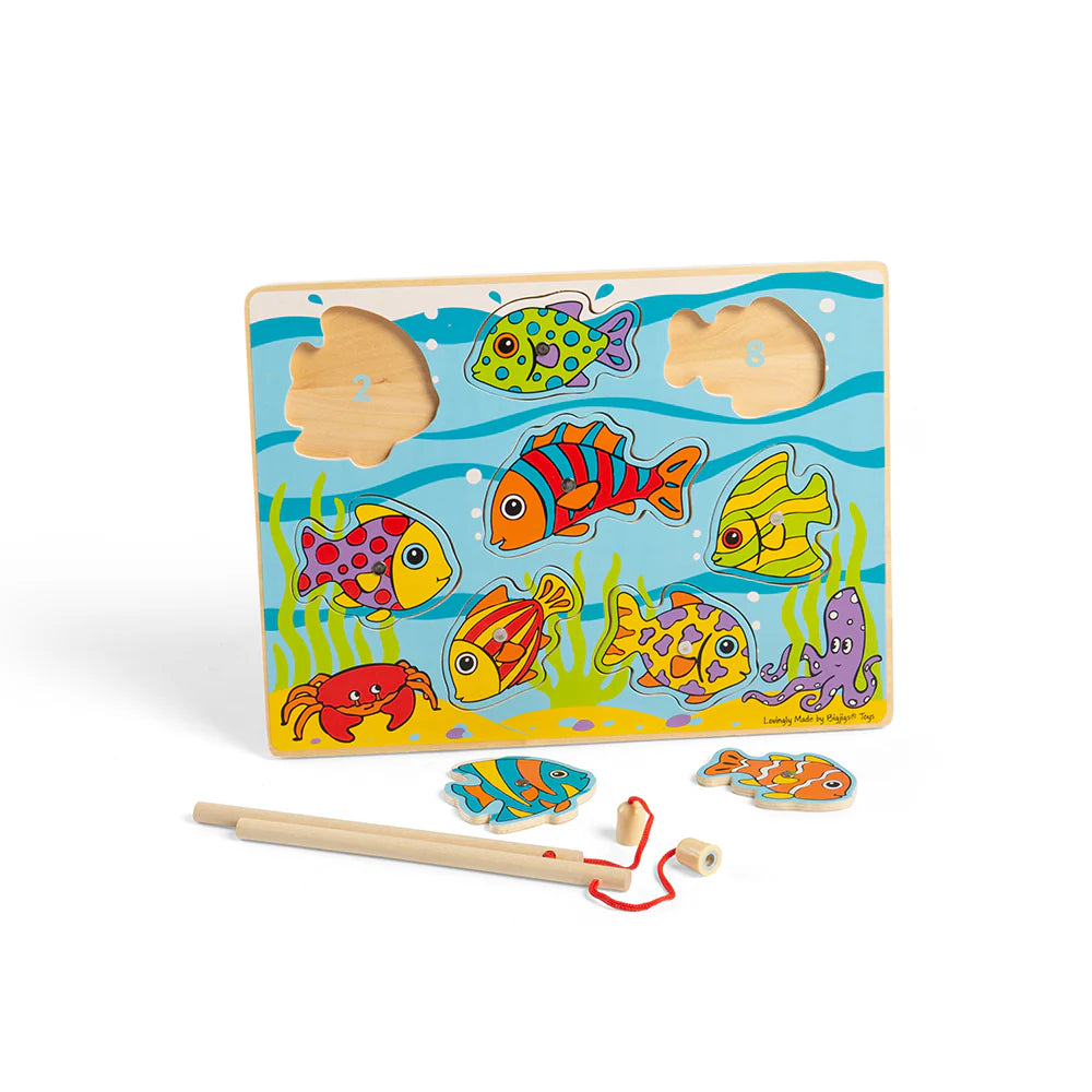 Puzzle Con Magnete Pesci