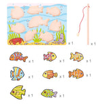 Puzzle Con Magnete Pesci