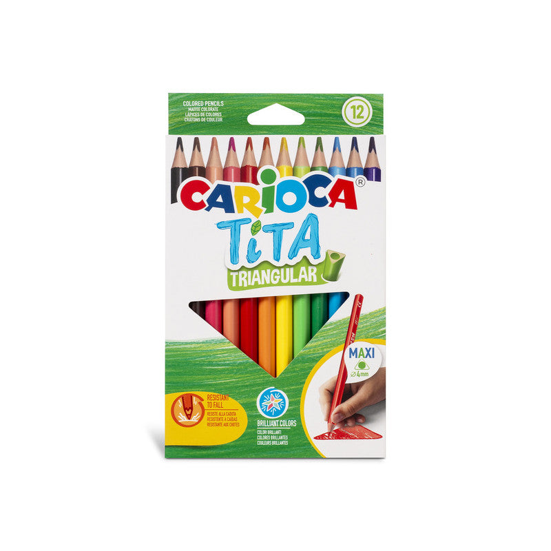 MATITONI TRIANGOLARI CARIOCA 12 COLORI