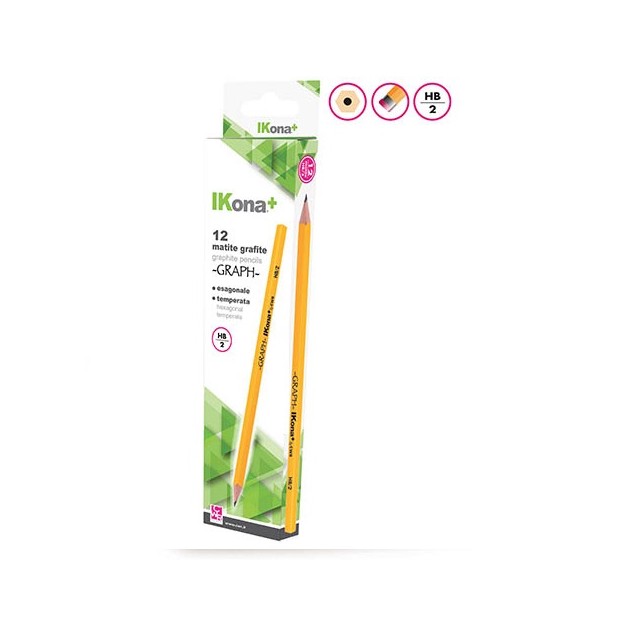 MATITE ESAGONALI - SCATOLA 12 PEZZI