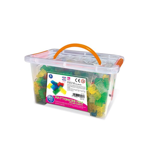 Mattoncini Mini Trasparenti Compatibili - Pz. 350