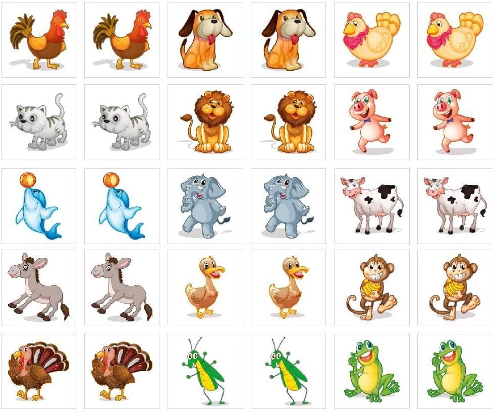 Memory Animali - Set 30 Carte