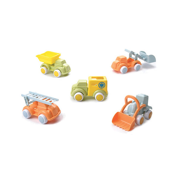 Mezzi Attrezzati Assortiti Cm 14 - Set 4 Pezzi