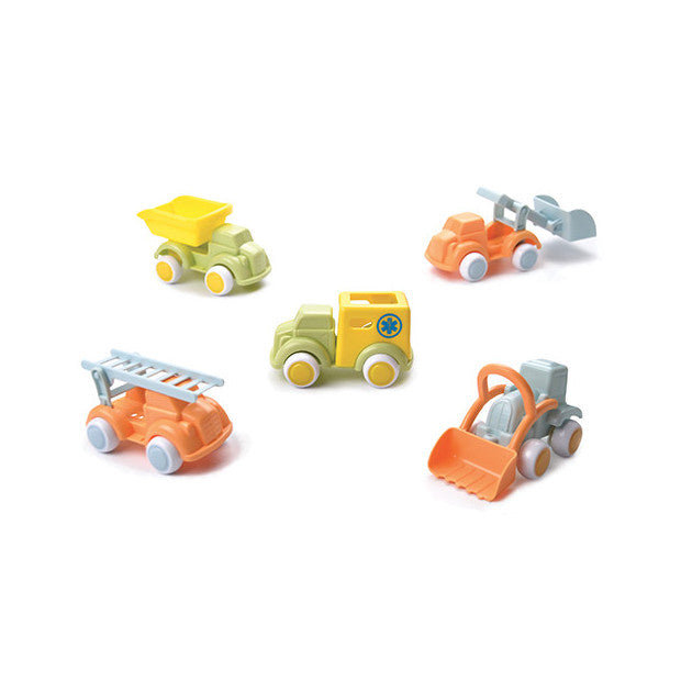 Mezzi Attrezzati Assortiti Cm 14 - Set 4 Pezzi