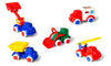 Mezzi Attrezzati Assortiti Cm 14 - Set 4 Pezzi