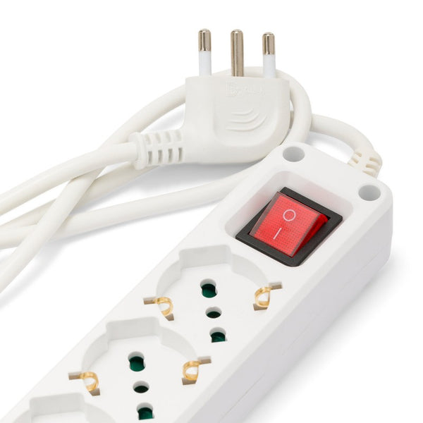 Multipresa 16 A - 5 x Shuko + Interruttore