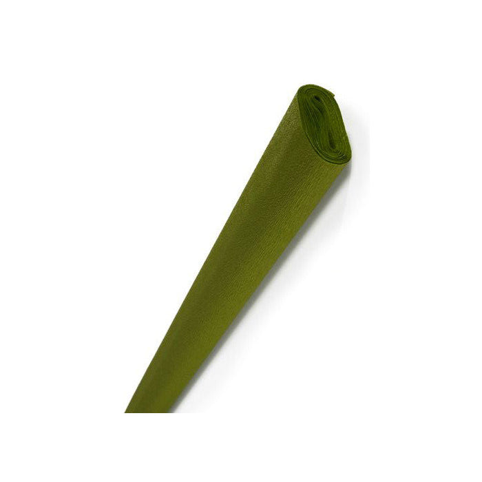 CARTA CRESPA GR.60 - ROTOLO CM.50X250 - VERDE MUSC Immagine principale del prodotto