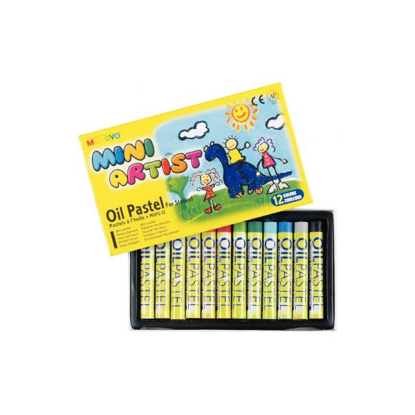 "PASTELLI A OLIO TONDI ""MINI"" - SCATOLA 12 PEZZI Immagine secondaria del prodotto