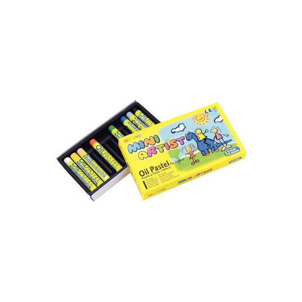 "PASTELLI A OLIO TONDI ""MINI"" - SCATOLA 12 PEZZI