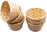 CESTINI BAMBOO DIAM. CM. 14,5X8,5 - SET PZ. 6 - COLORE NATURALE