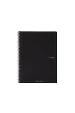 QUADERNO C/SPIRALE A4 ECOQUA QUADRETT. 0.5MM NERO