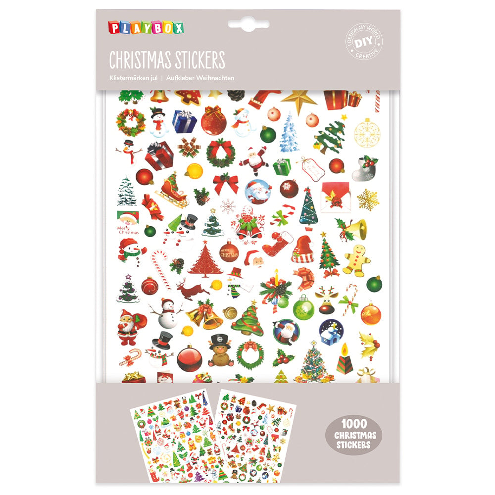 STICKERS NATALIZI -SET PZ. 1000 SOGG.ASS Immagine principale del prodotto