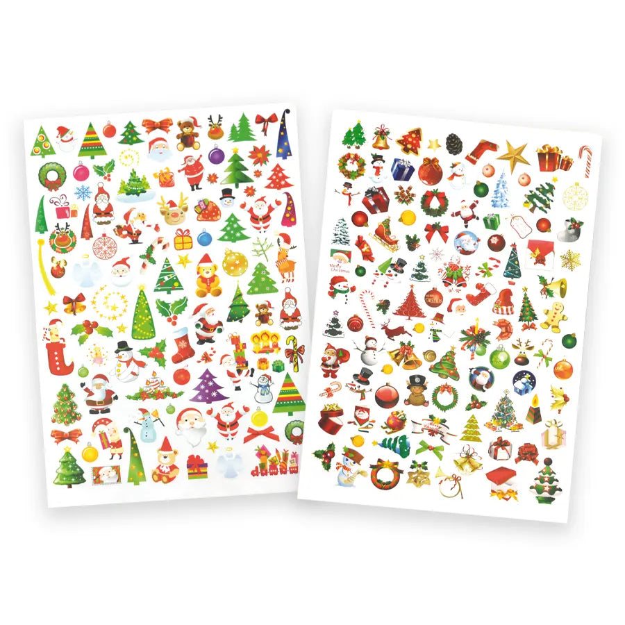 STICKERS NATALIZI -SET PZ. 1000 SOGG.ASS