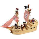 Nave Dei Pirata In Legno