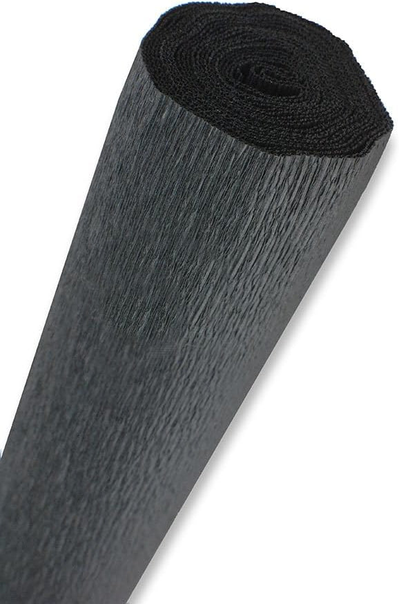 CARTA CRESPA GR.180 - ROTOLO CM.50X250 - NERO Immagine principale del prodotto