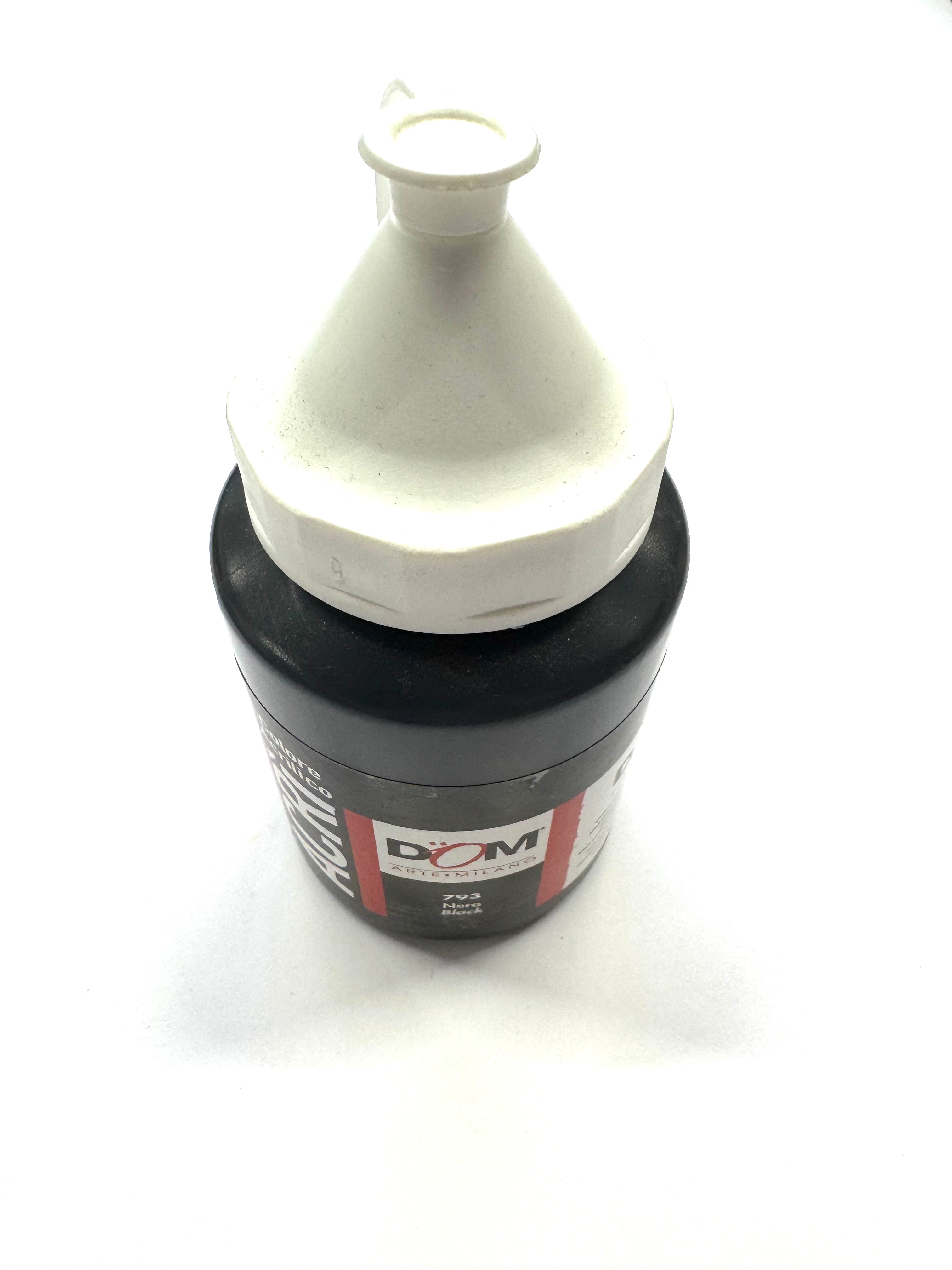 COLORE ACRILICO - FLACONE ML.250 -  NERO