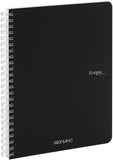 QUADERNO C/SPIRALE ECOQUA A5 1RIG CARTONATO NERO
