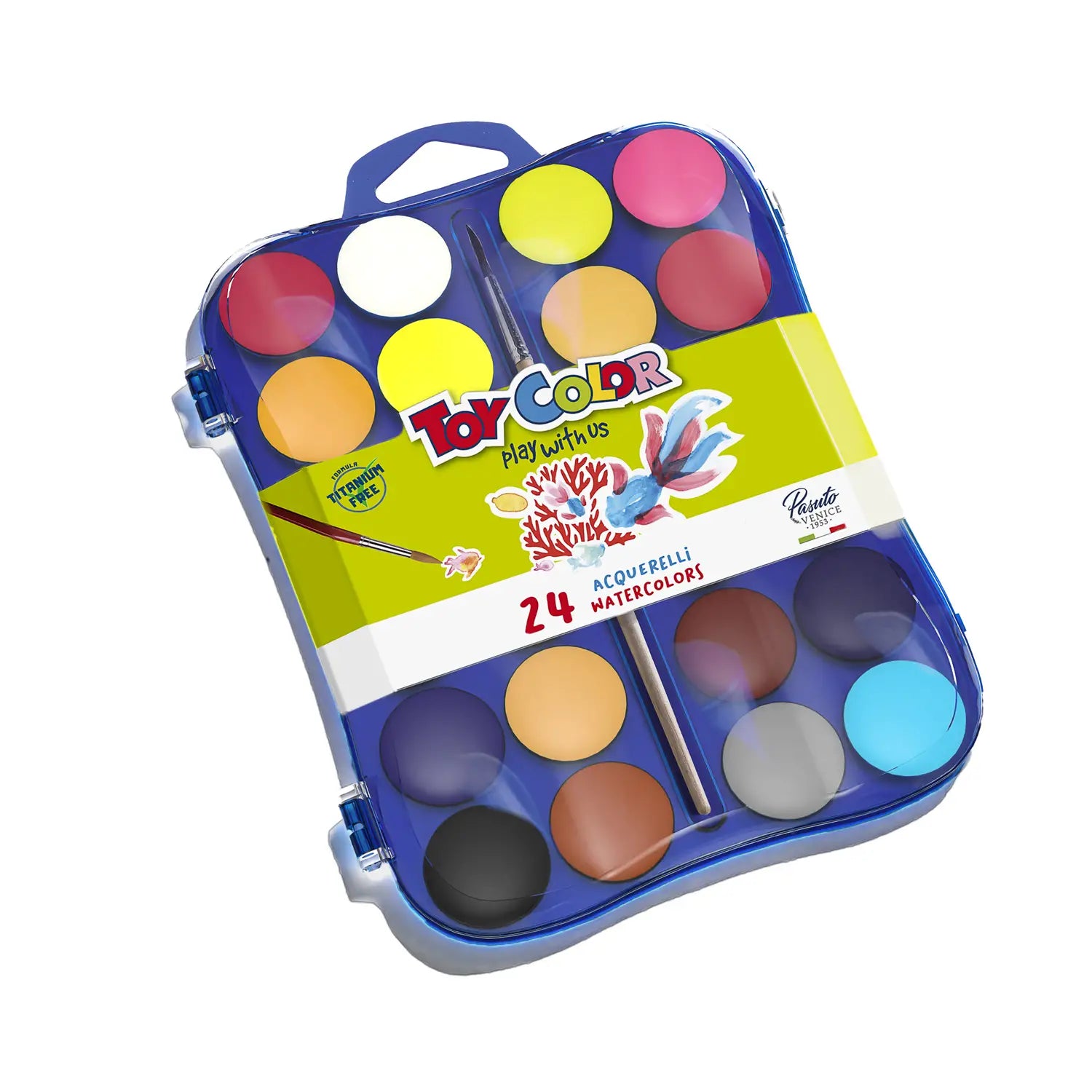 ACQUARELLI PASTIGLIE MM.30 24 COL.TOY