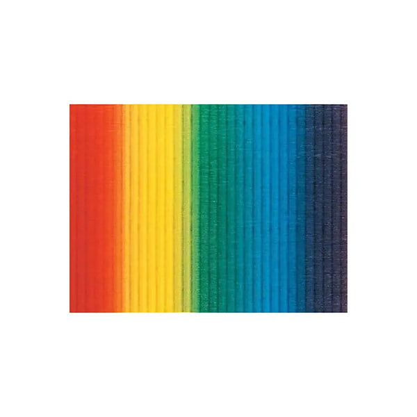 CARTONE ONDULATO DRITTO 50X70 ARCOBALENO