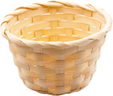 CESTINI BAMBOO DIAM. CM. 14,5X8,5 - SET PZ. 6 - COLORE NATURALE