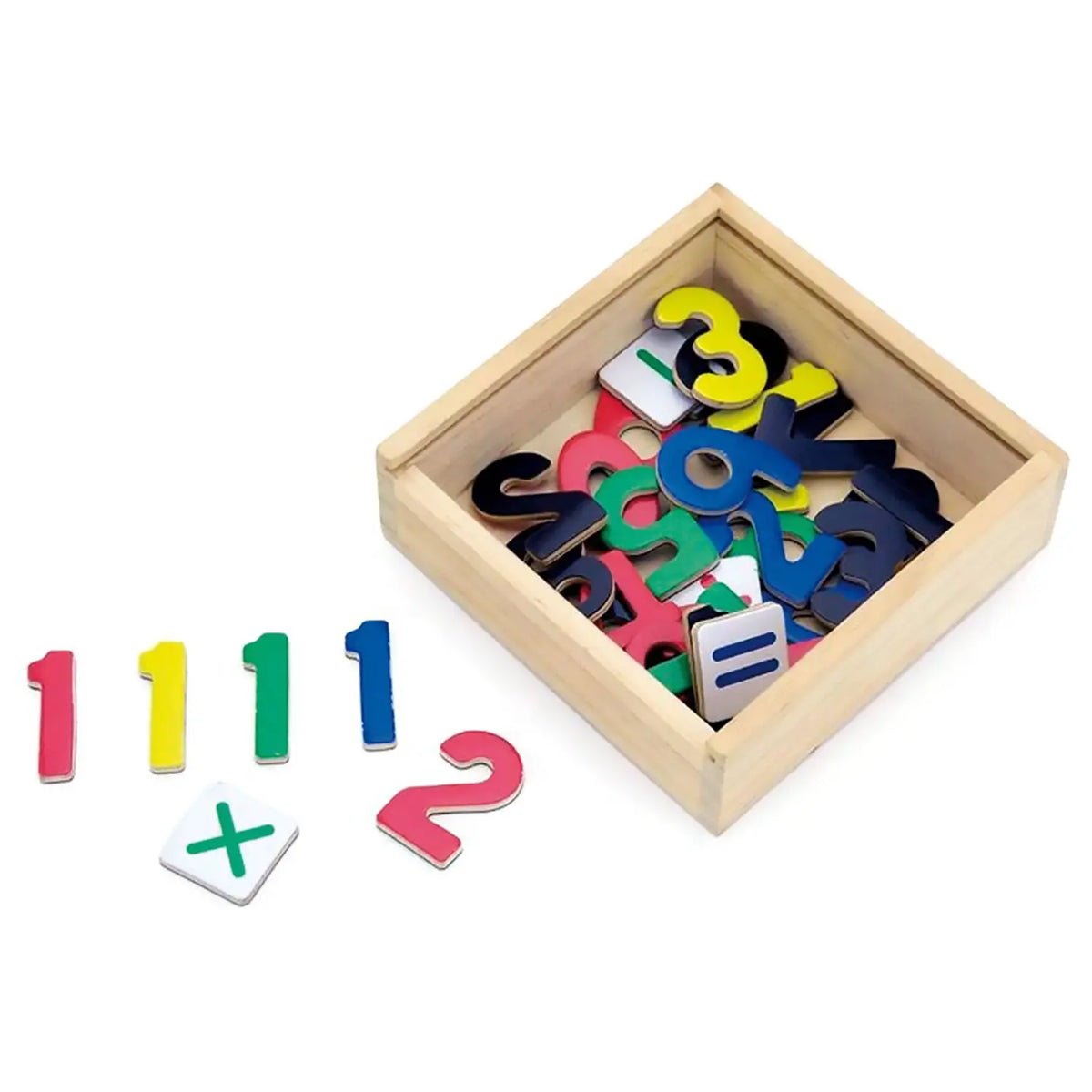 Numeri Magnetiche - Scatola Legno 32 Pezzi