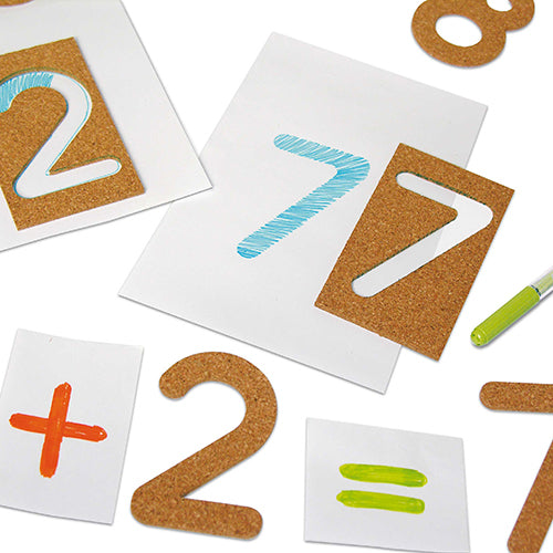 Numeri In Sughero - Set 20 Pezzi