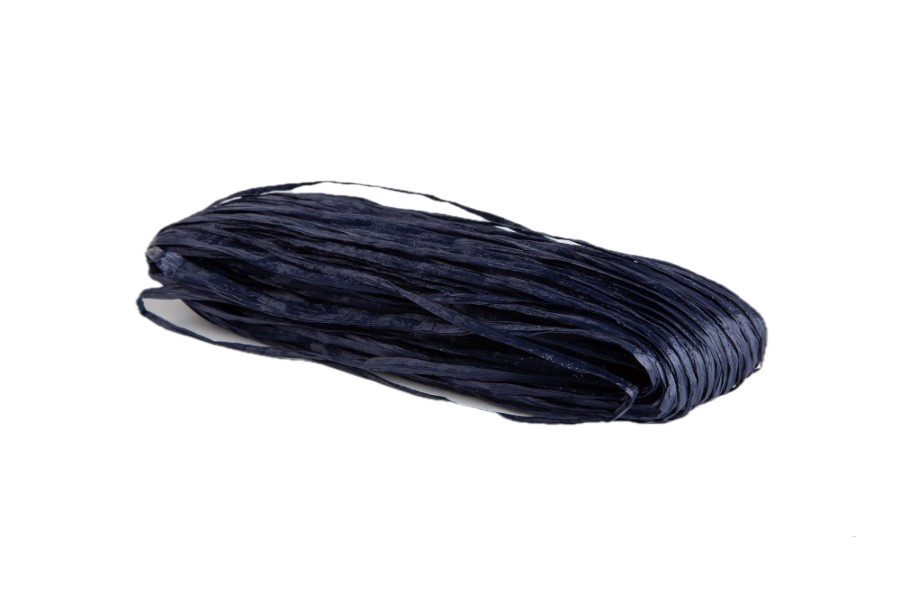 RAFIA NATURALE - PACCHETTO GR.50 - NERO