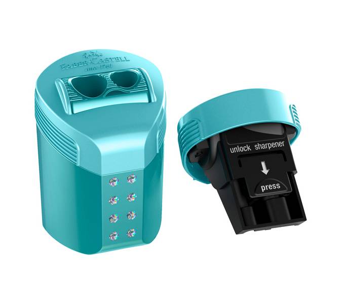 TEMPERAMATITE 2 FORI FABER CASTELL ROLLON AZZURRO Immagine secondaria del prodotto