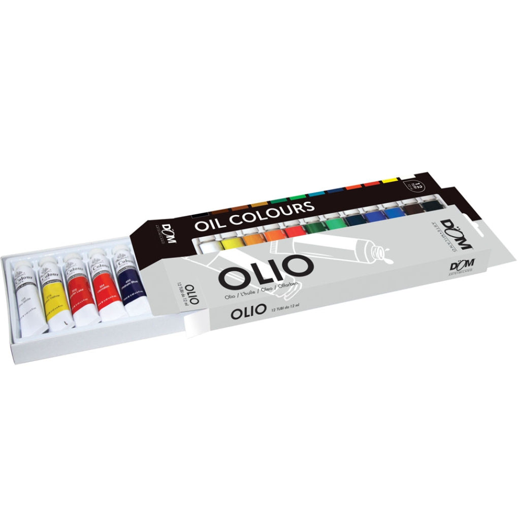 COLORI A OLIO - SCATOLA 12 TUBI - COLORI ASSORTITI Immagine secondaria del prodotto