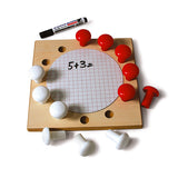 TAVOLA MATEMATICA - 12 POMELLI MANIPOLATIVI