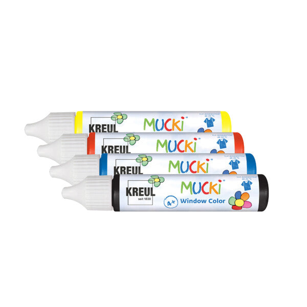 MUCKI - WINDOW COLOR - SET 4 ASSORTITI